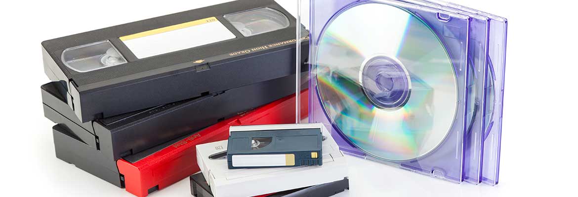 Old Videotapes and Mini Tapes Transferred To DVD